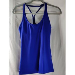 Nike Dri-Fit Racerback Athletic‎ Tank Top Sleeveless Blue Womens Size Small